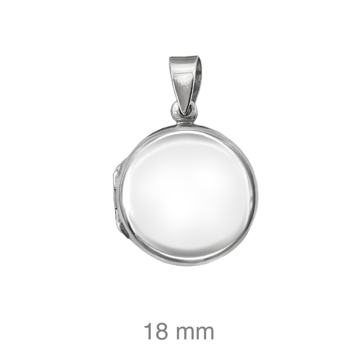 DIJE PLATA REDONDO PLANO LISO