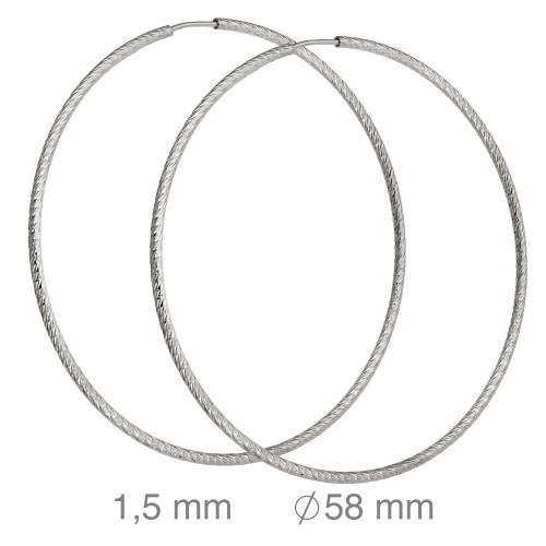 CRIOLLA PLATA LAPIDADA 1.50 X 55 MM