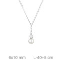 GARGANTILLA PLATA PERLA ZTA