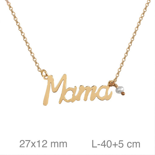 GARGANTILLA PLATA B.ORO MAMA PERLA