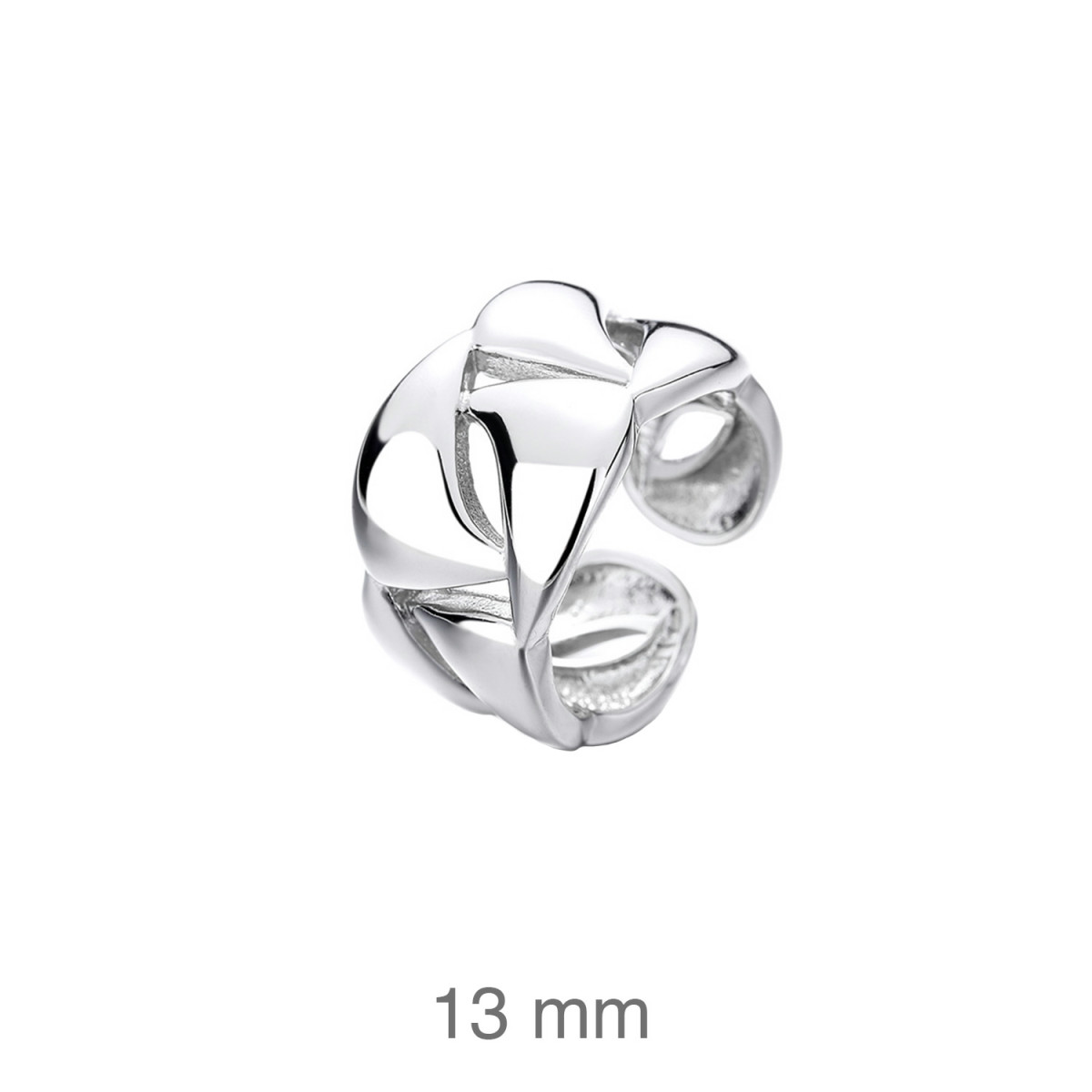 SORTIJA PLATA TRENZADA