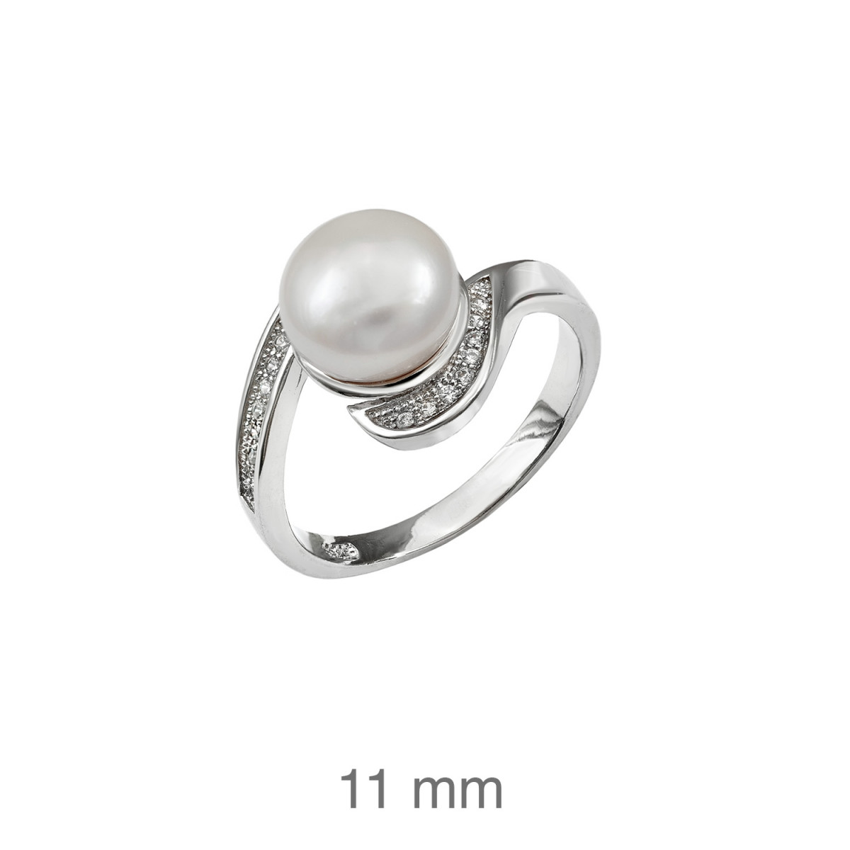 SORTIJA PLATA PERLA CIRCONITAS