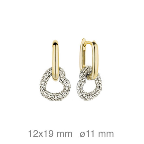 CRIOLLA PLATA B.ORO+e CORAZON CIRCONITAS