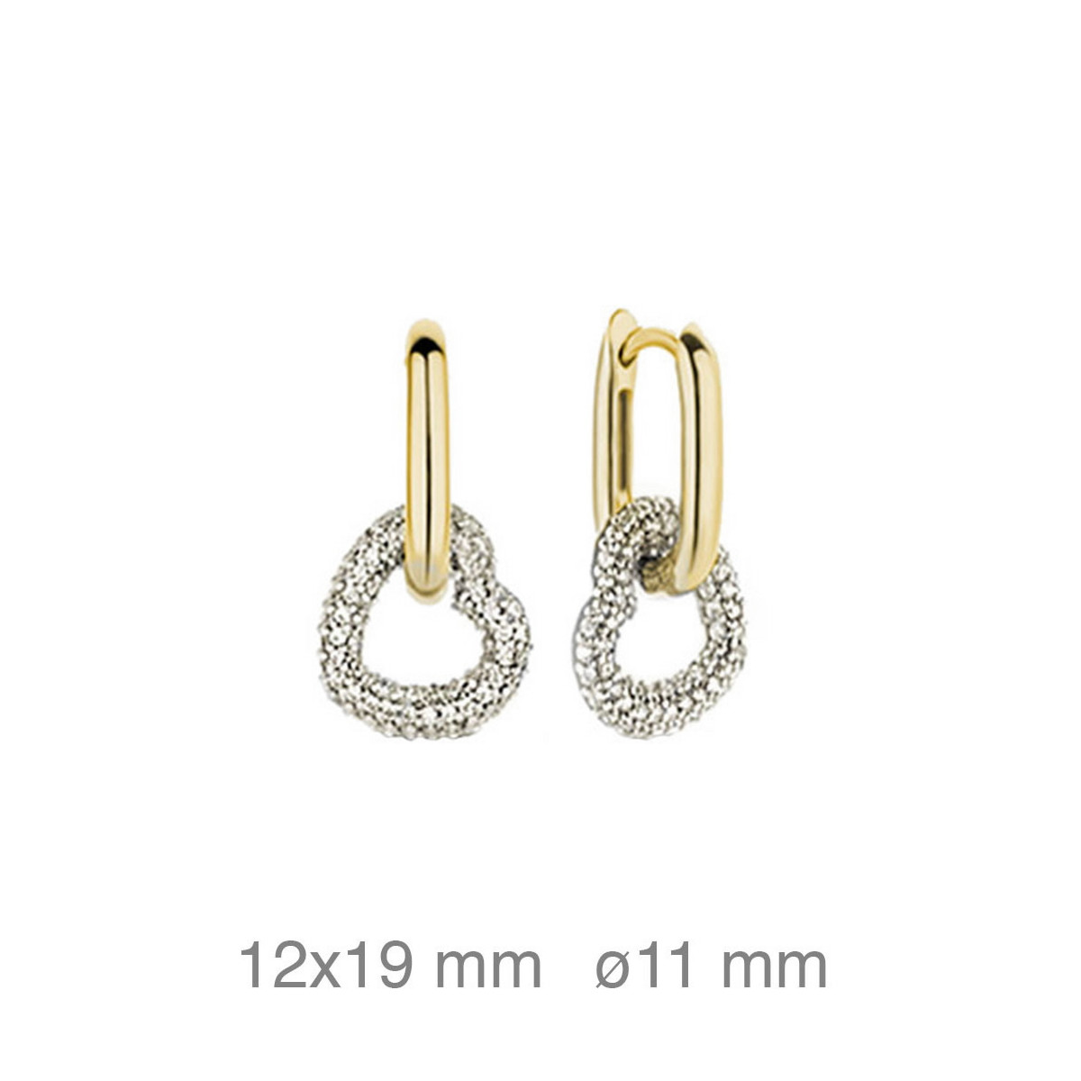CRIOLLA PLATA B.ORO+e CORAZON CIRCONITAS