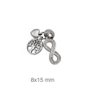 COLGANTE PLATA ARBOL VIDA INFINITO ZTAS
