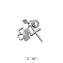COLGANTE PLATA TREBOL ZTAS CRUZ CORAZON