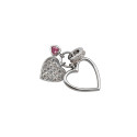 COLGANTE PLATA CORAZONES CIRCONITAS