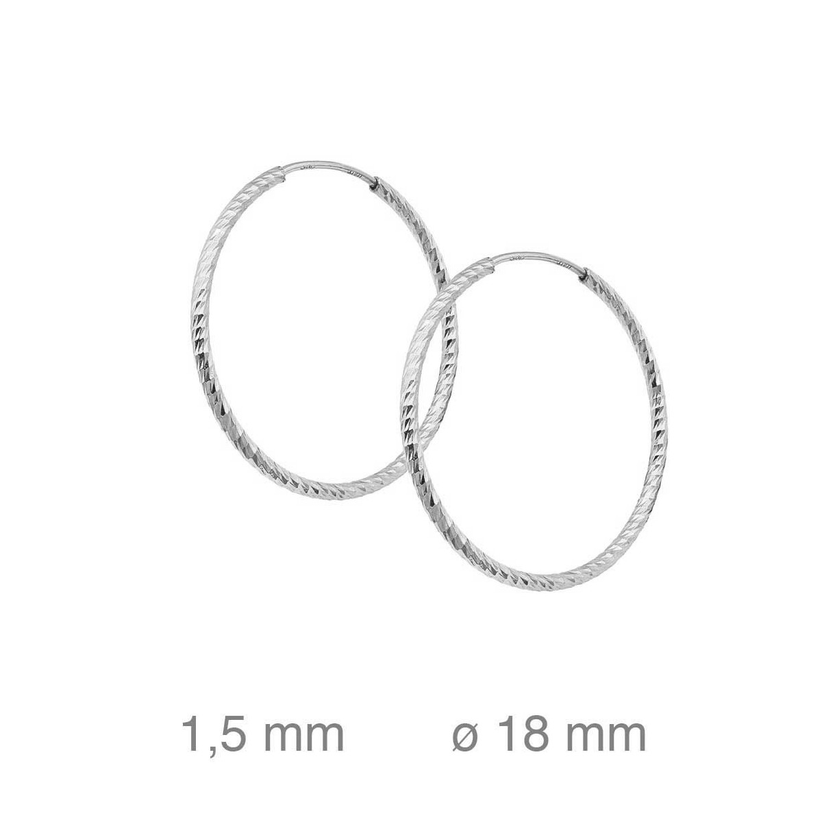 CRIOLLA PLATA LAPIDADA 1.50 X 20 MM