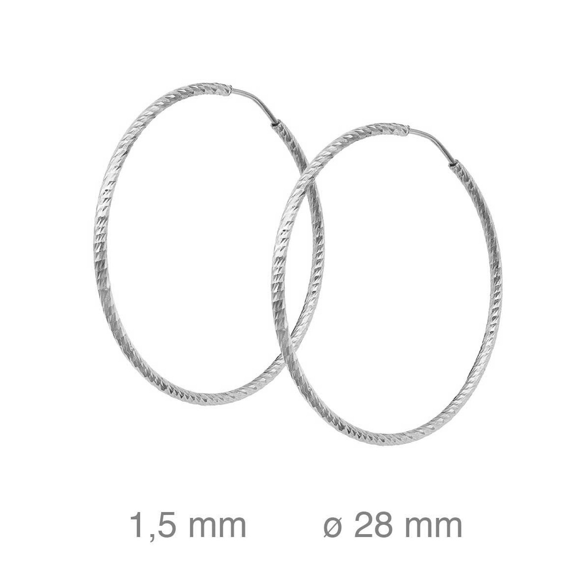 CRIOLLA PLATA LAPIDADA 1.5 X 30 MM
