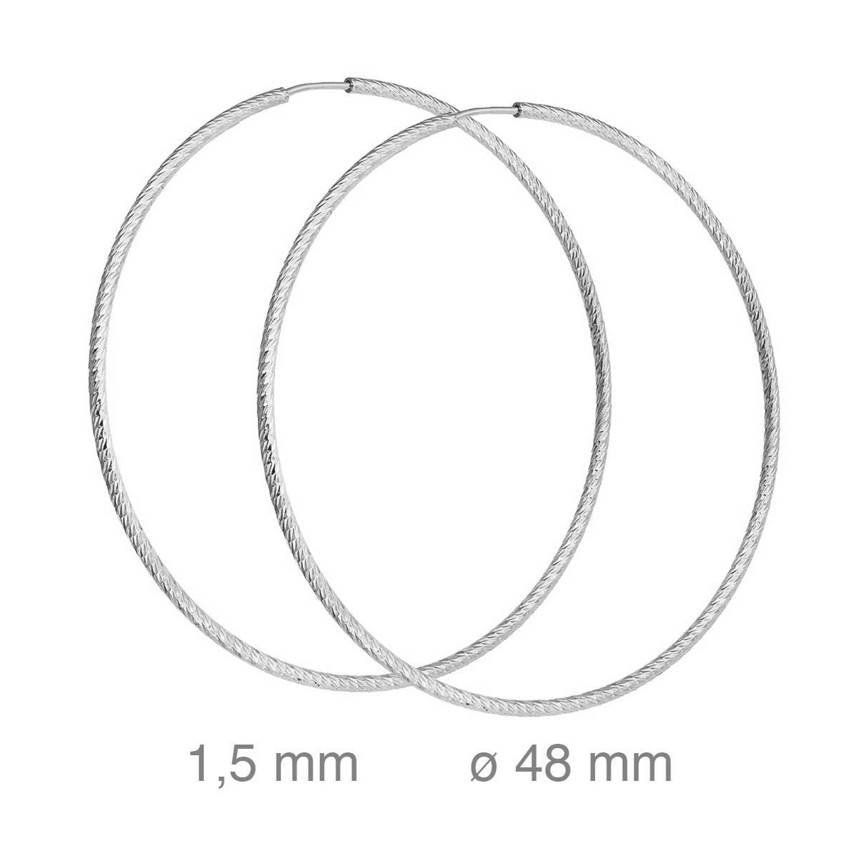 CRIOLLA PLATA LAPIDADA 1.5 X 50 MM