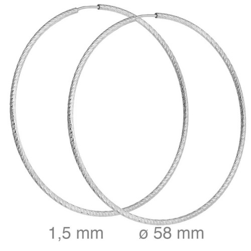 CRIOLLA PLATA LAPIDADA 1.5 X 60 MM