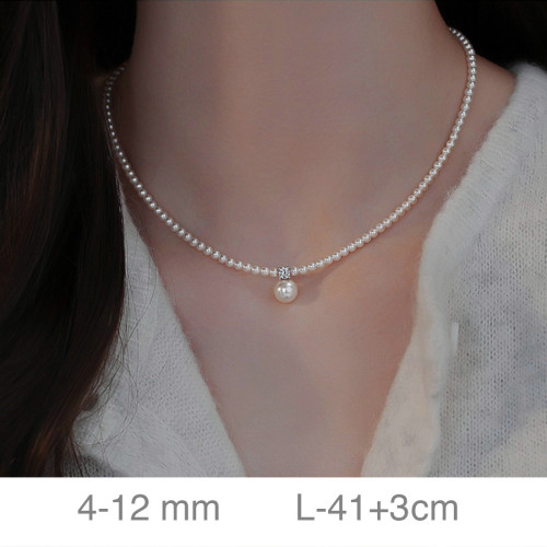 GARGANTILLA PLATA PERLAS