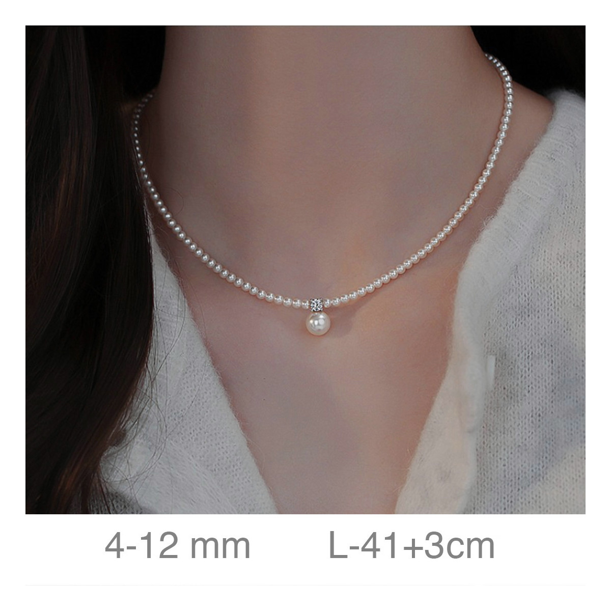 GARGANTILLA PLATA PERLAS