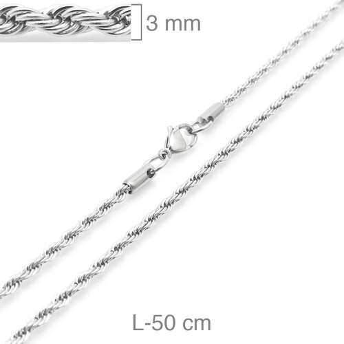 CORDON ACERO 3MM  50CM