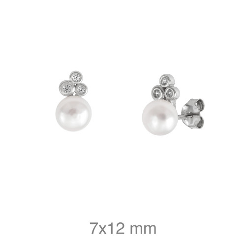 PENDIENTES PLATA TU Y YO ZTAS PRESION