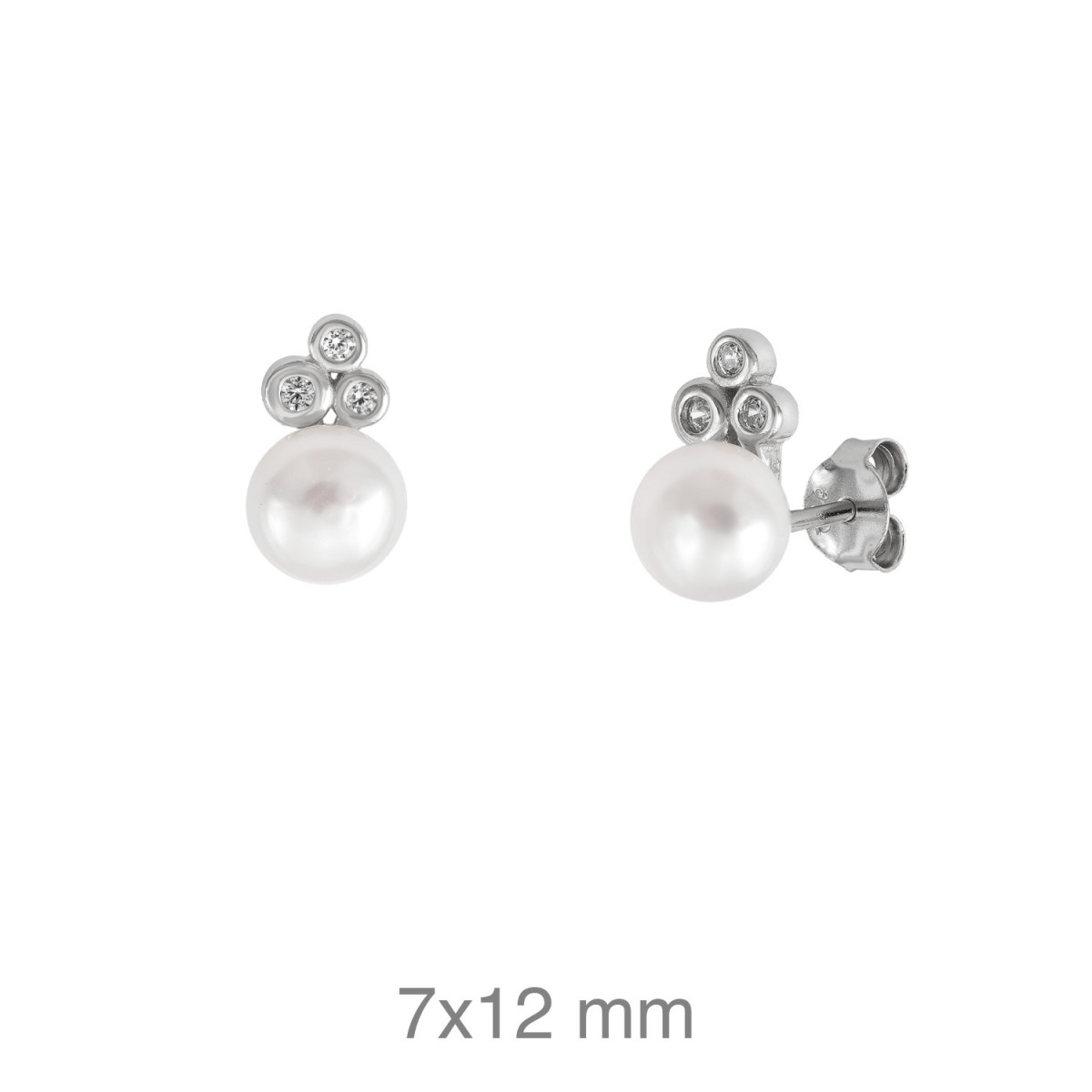 PENDIENTES PLATA TU Y YO ZTAS PRESION