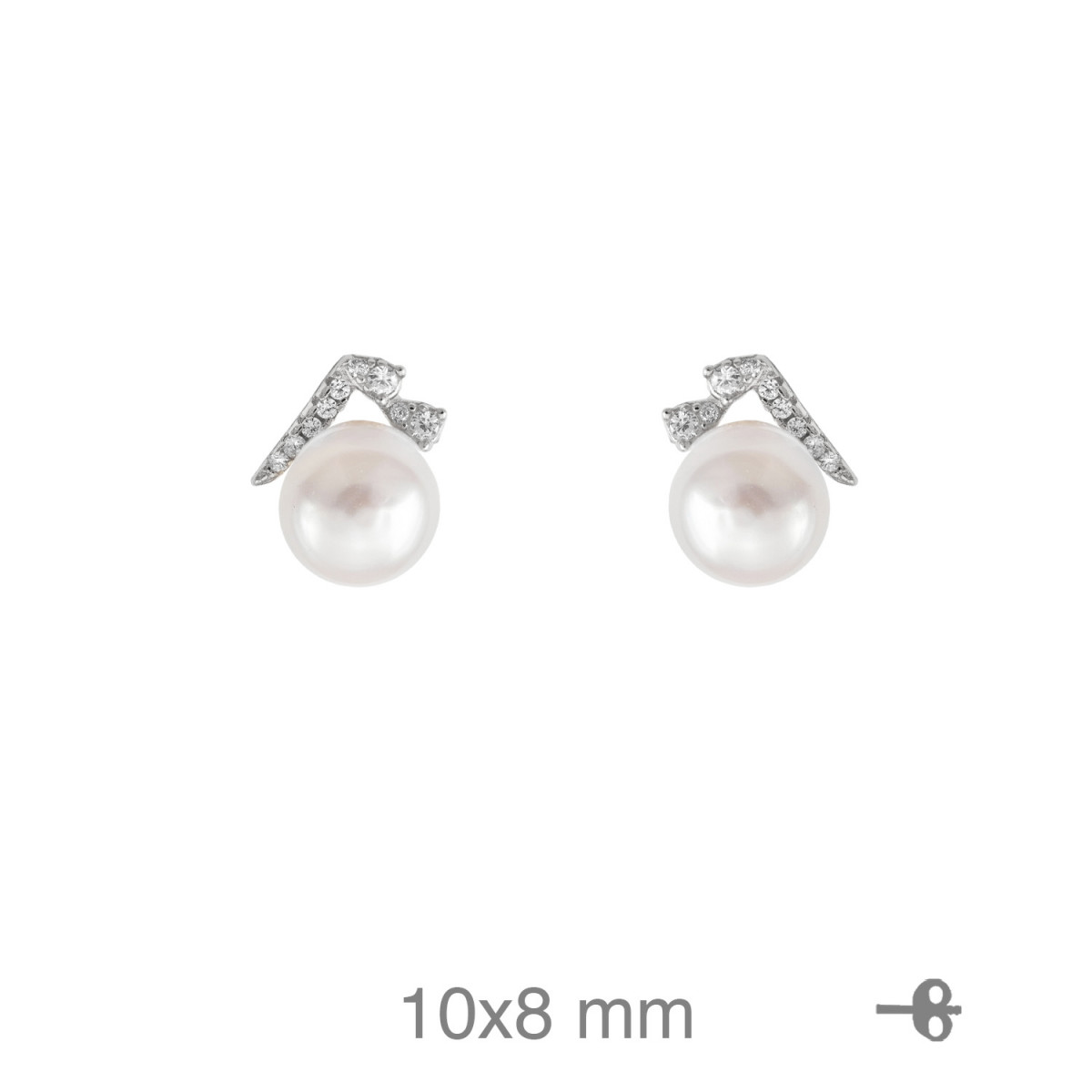 PENDIENTES PLATA TU Y YO ZTAS PRESION