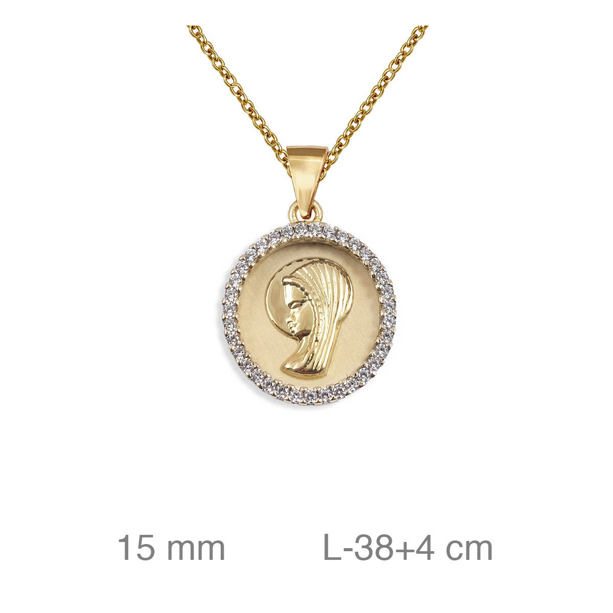 GARGANTILLA PLATA B.ORO+e VIRGEN ZTAS