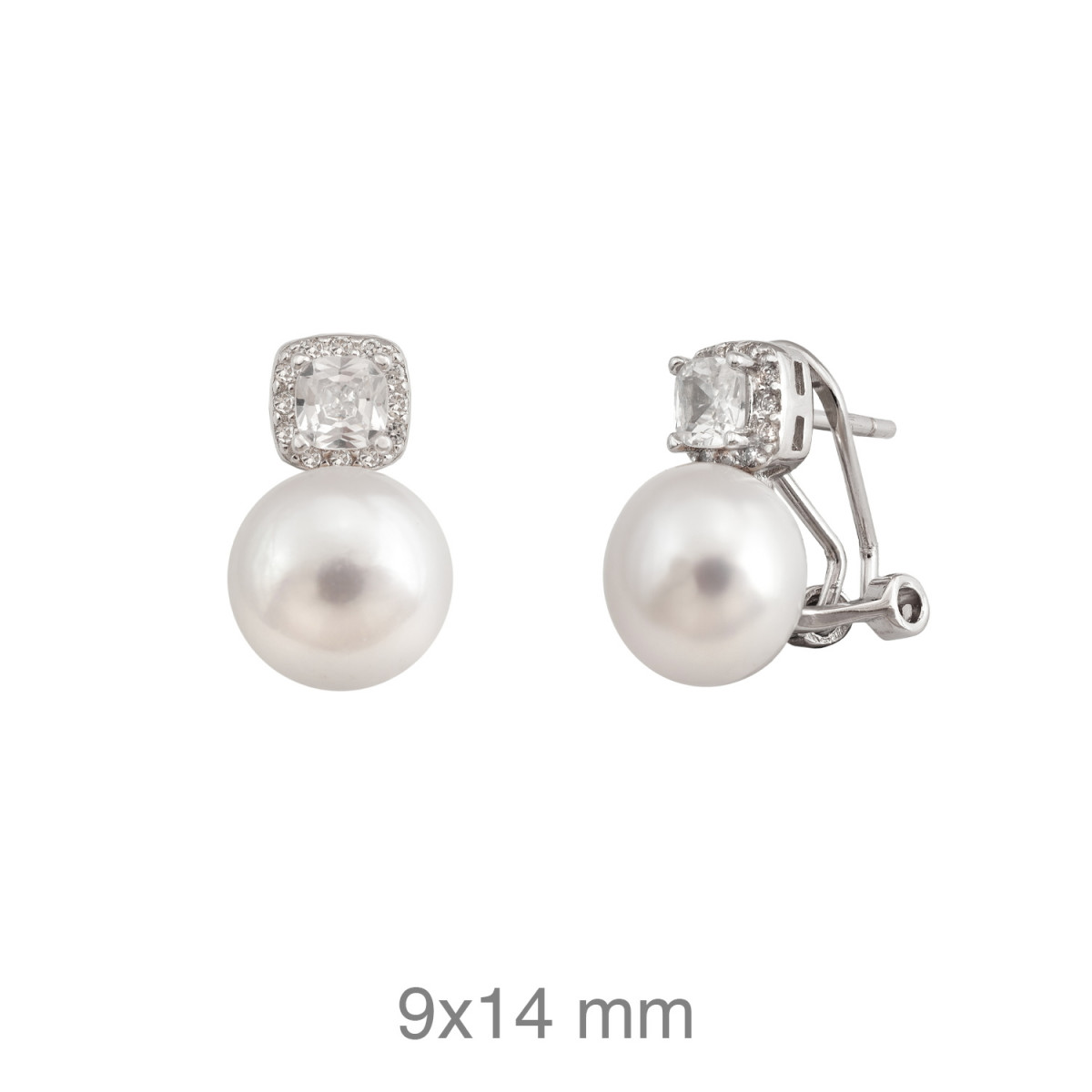 PENDIENTES PLATA TU Y YO ZTAS PERLA NATURAL
