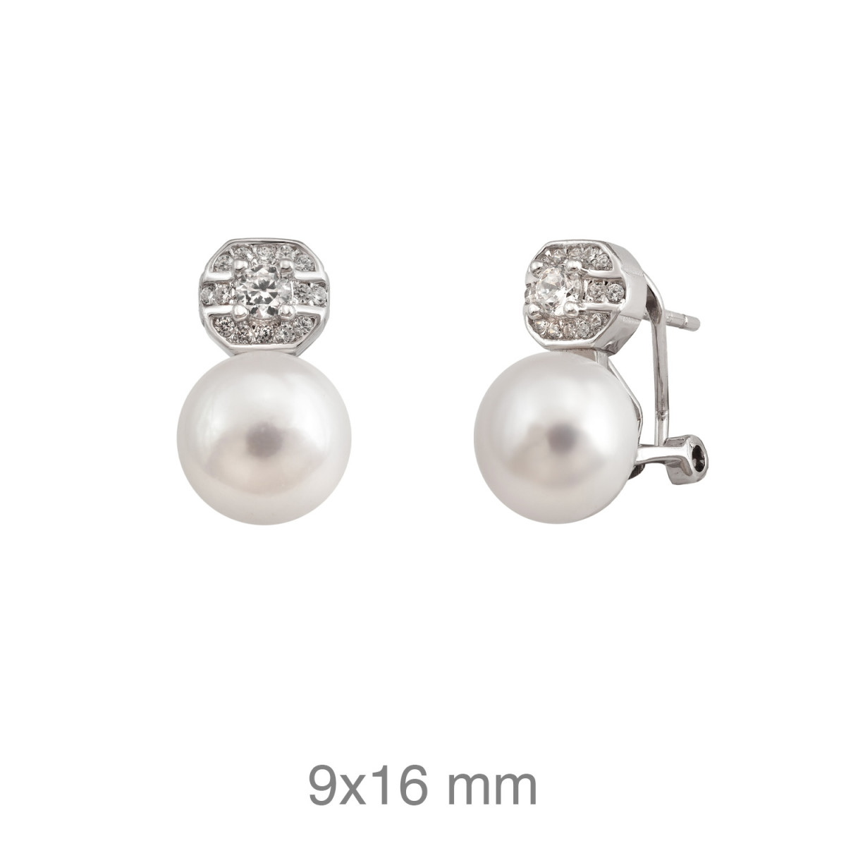 PENDIENTES PLATA TU Y YO ZTAS PERLA NATURAL