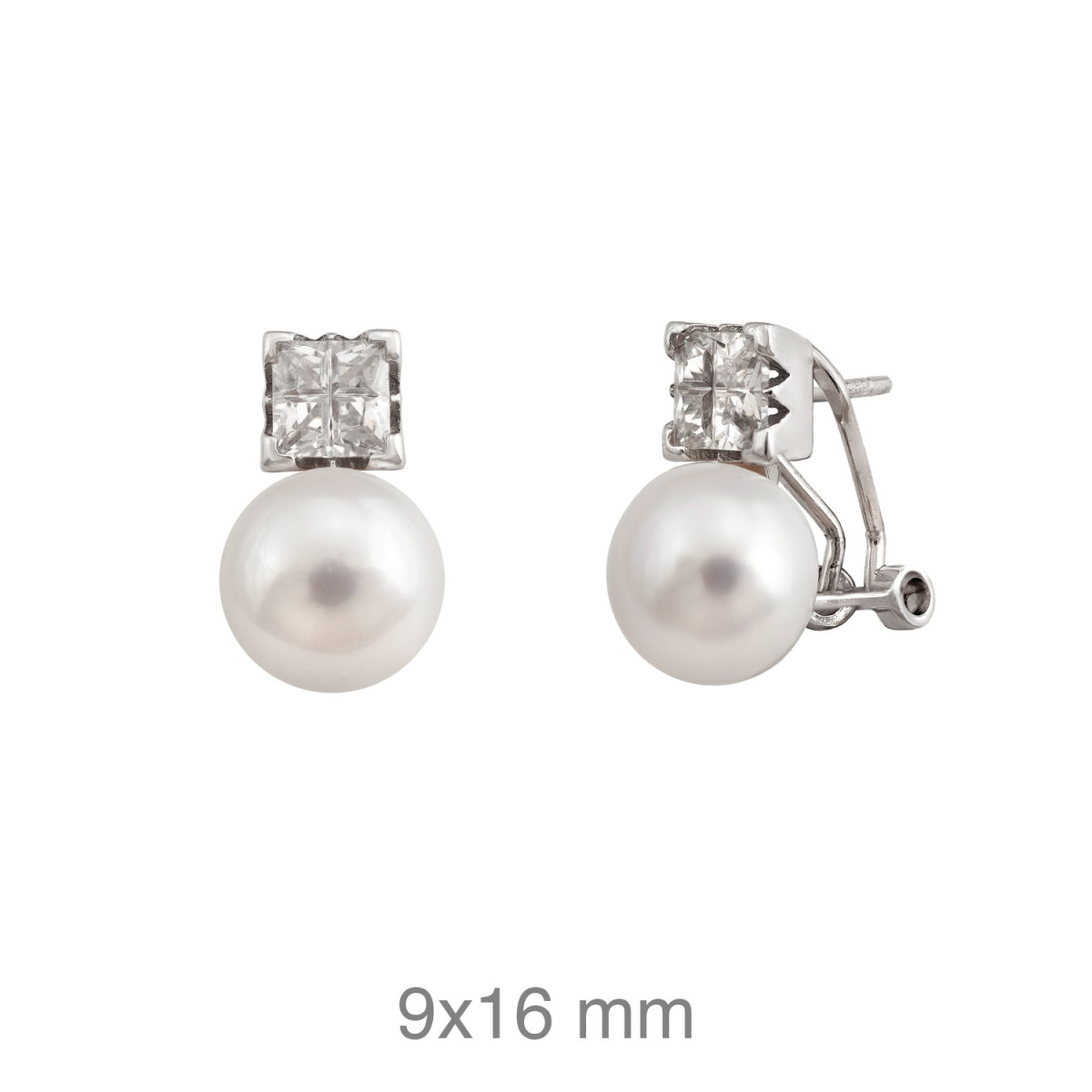 PENDIENTES PLATA TU Y YO ZTAS PERLA NATURAL