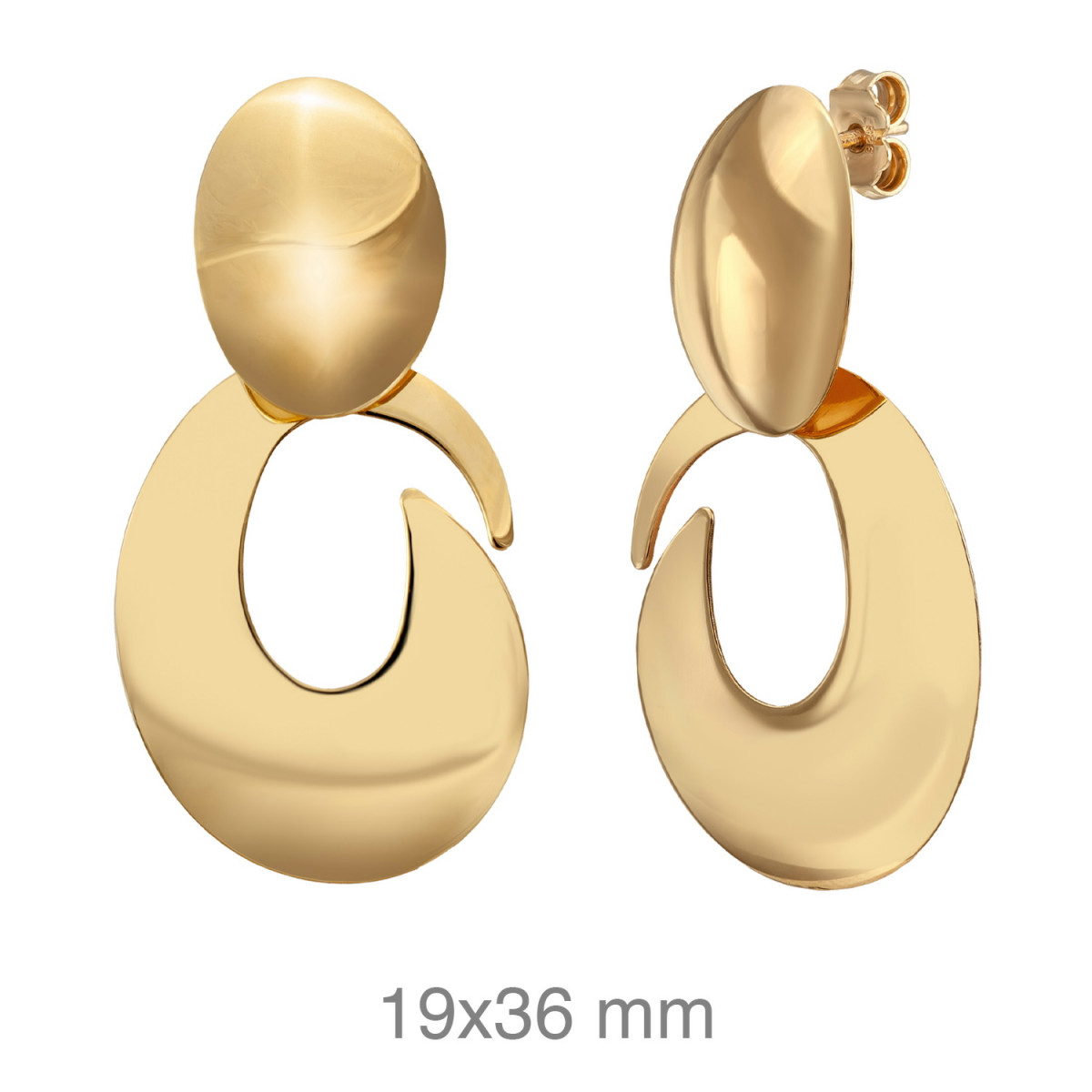 PENDIENTES PLATA B.ORO