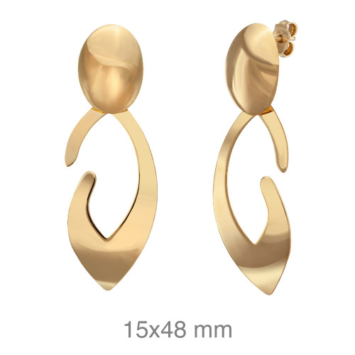 PENDIENTES PLATA B.ORO