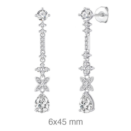 PENDIENTES PLATA CIRCONITAS