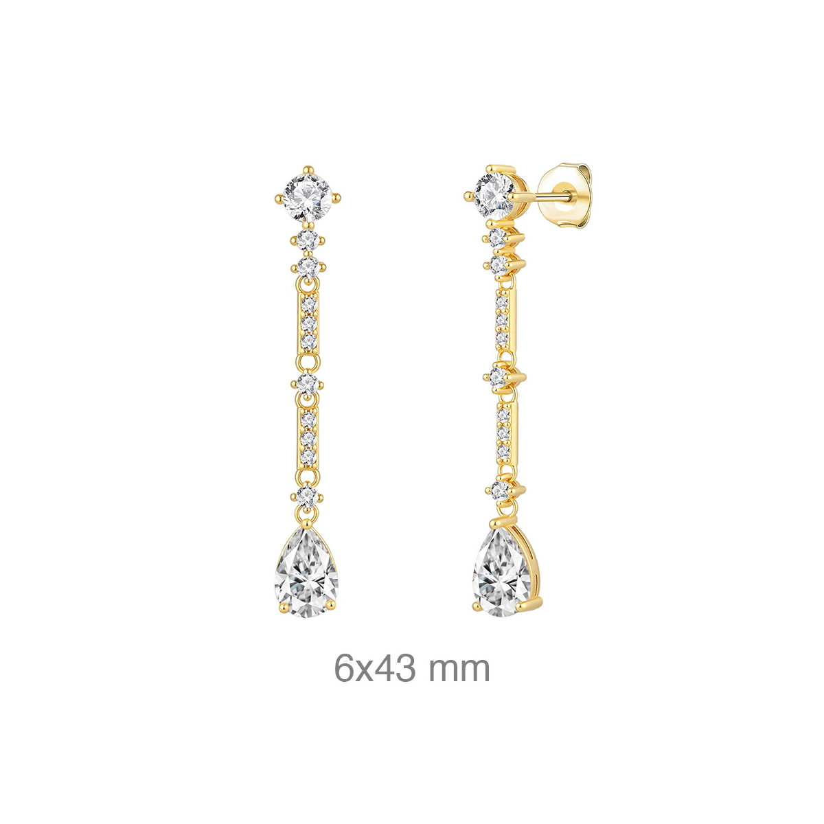 PENDIENTES PLATA B.ORO+e CIRCONITAS AGUAMARINA