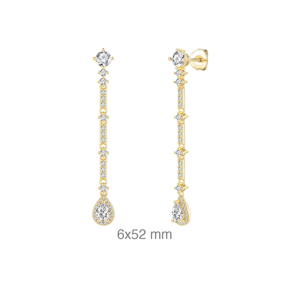 PENDIENTES PLATA B.ORO+e CIRCONITAS
