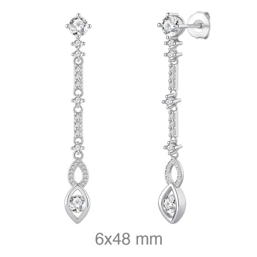 PENDIENTES PLATA CIRCONITAS