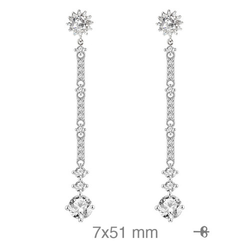 PENDIENTES PLATA CIRCONITAS