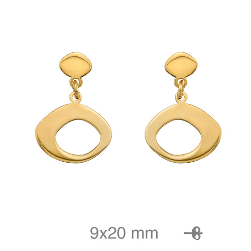 PENDIENTES PLATA B.ORO