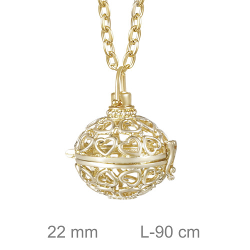 LLAMADOR BRASS B.ORO CORAZONES