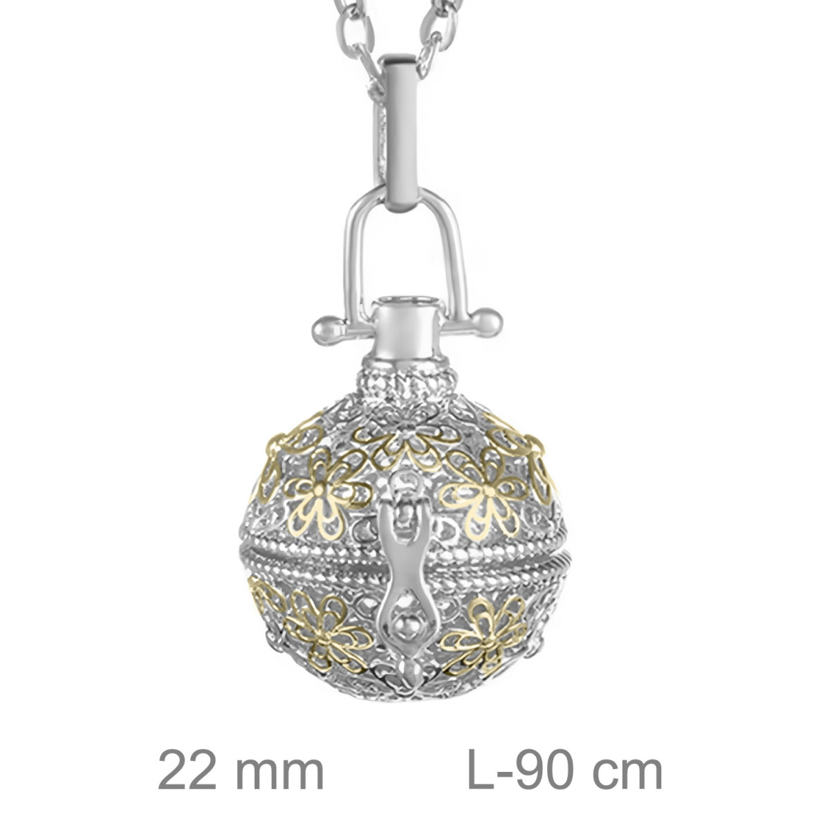LLAMADOR BRASS BICOLOR ESTRELLAS ALAS