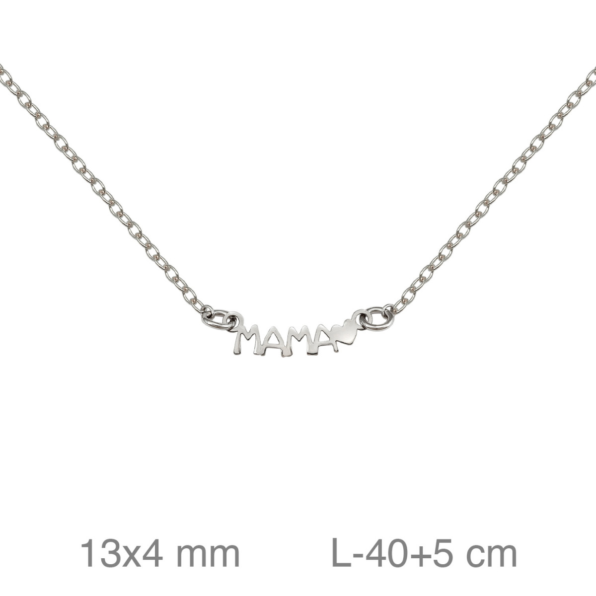 GARGANTILLA PLATA MAMA CORAZON