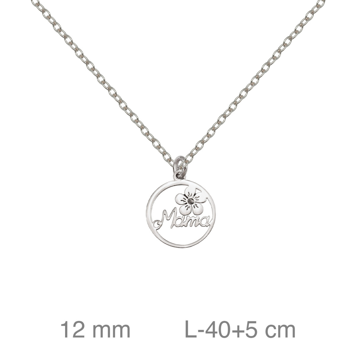 GARGANTILLA PLATA MAMA FLOR