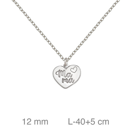 GARGANTILLA PLATA MAMA CORAZON