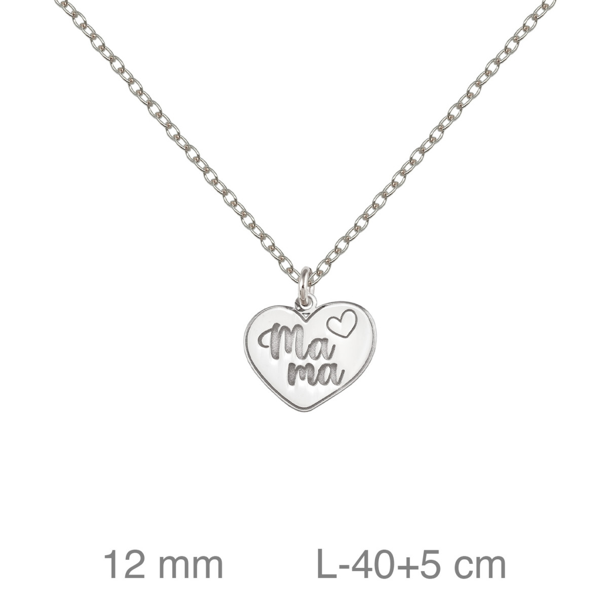 GARGANTILLA PLATA MAMA CORAZON
