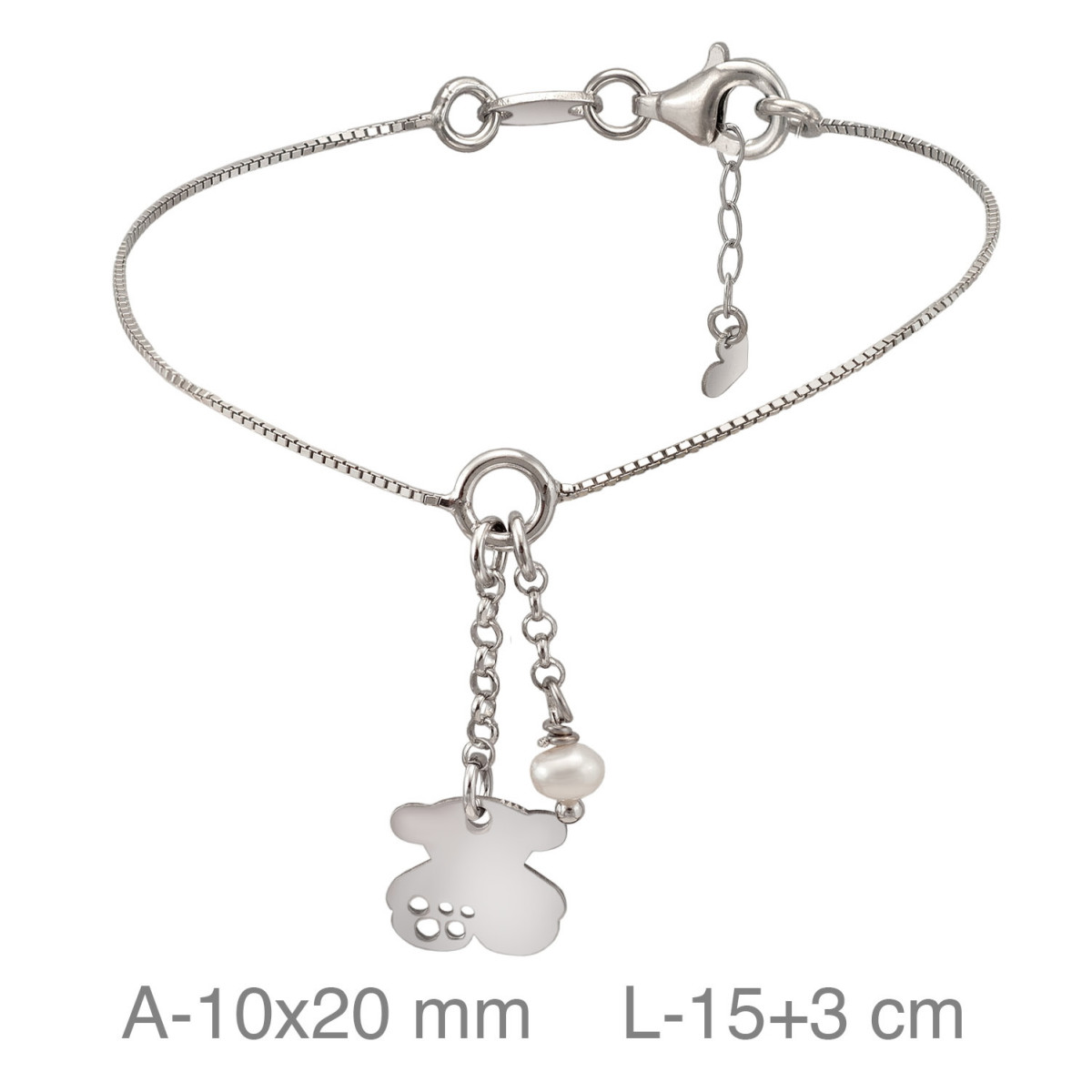 PULSERA PLATA OSO
