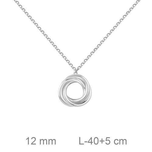 GARGANTILLA PLATA NUDO