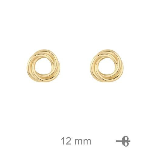 PENDIENTES PLATA B.ORO NUDO