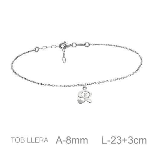 TOBILLERA PLATA INDALO