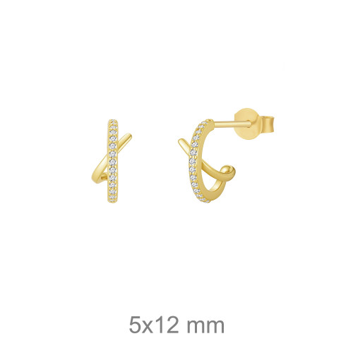 CRIOLLA PLATA B.ORO+ CIRCONITAS PRESION