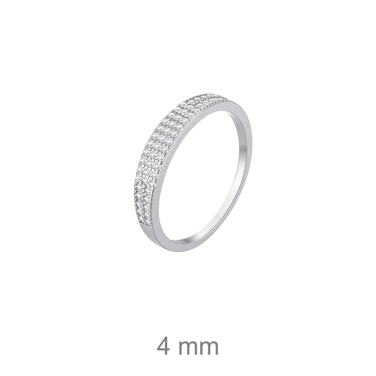 SORTIJA PLATA CIRCONITAS