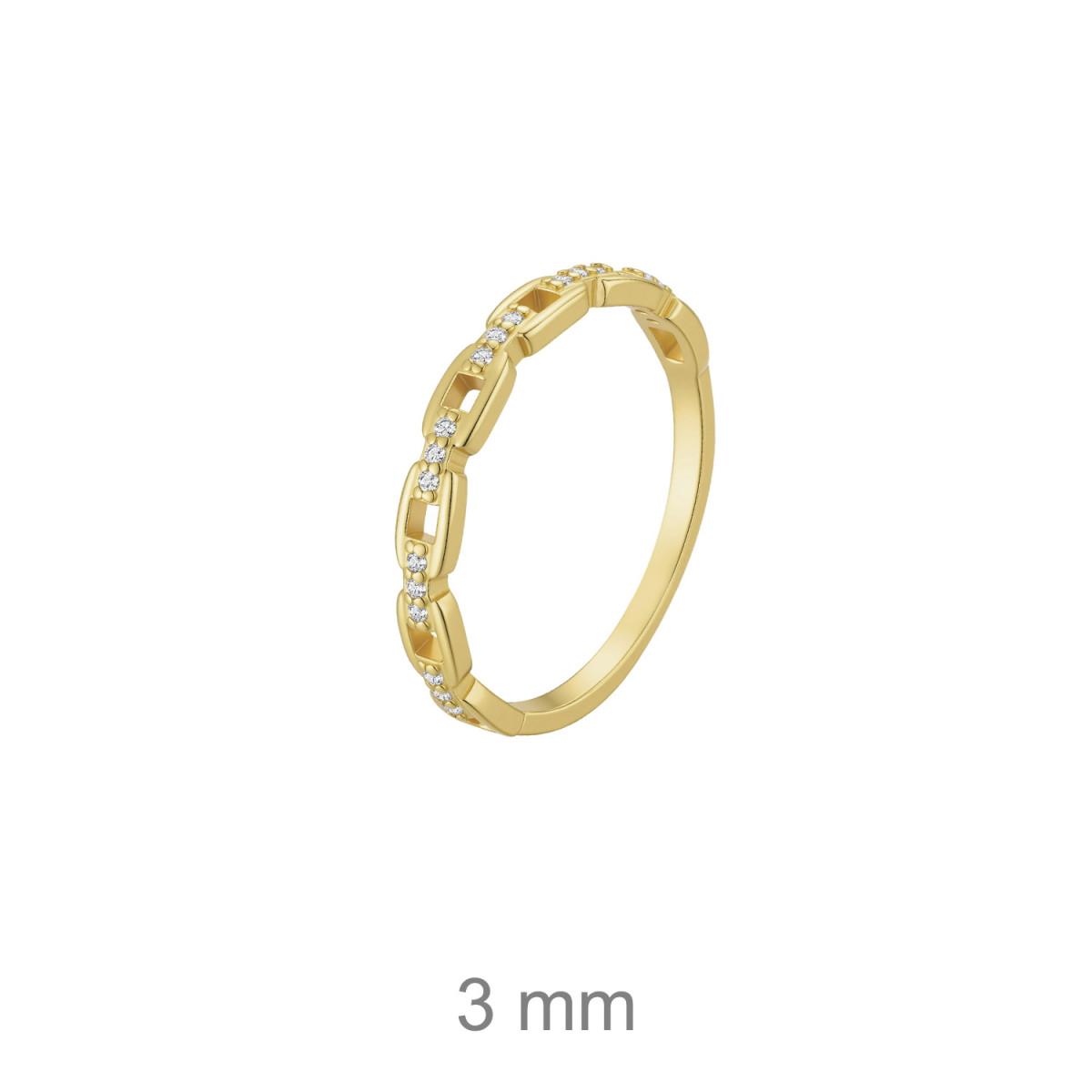 SORTIJA PLATA B.ORO+e CIRCONITAS