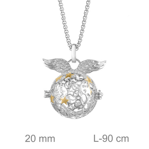 LLAMADOR BRASS BICOLOR ESTRELLAS ALAS